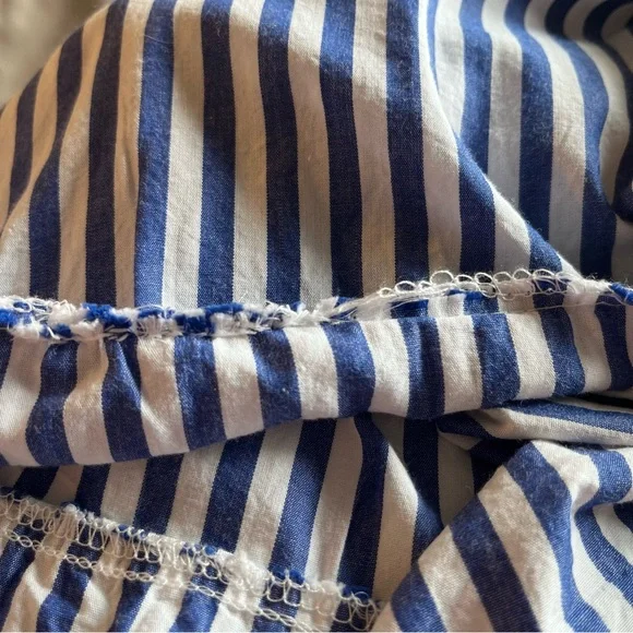 Pomander Place Blue and White Striped Mini Dress - Picture 13 of 13
